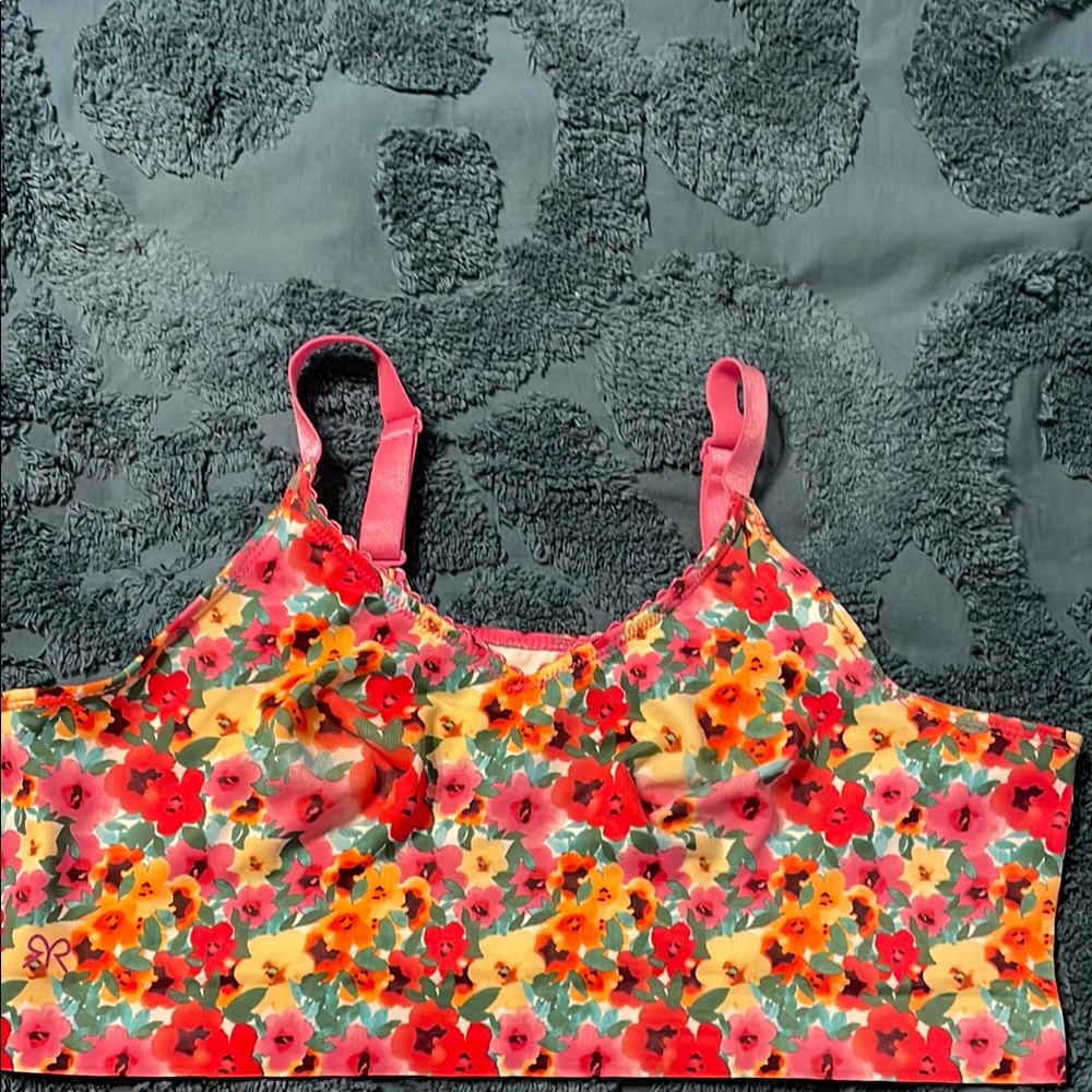 Ruby Ribbon Heritage Floral Print Demiette